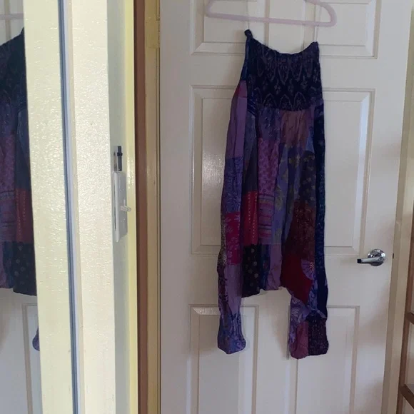 NWT Advance Apparels Multicolor Patchwork Jumpsuit - Picture 2 of 5